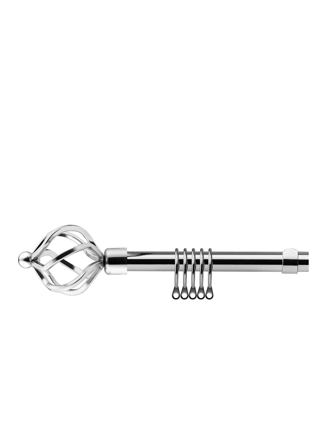 The Very Collection Cage Finial Extendable Curtain Pole