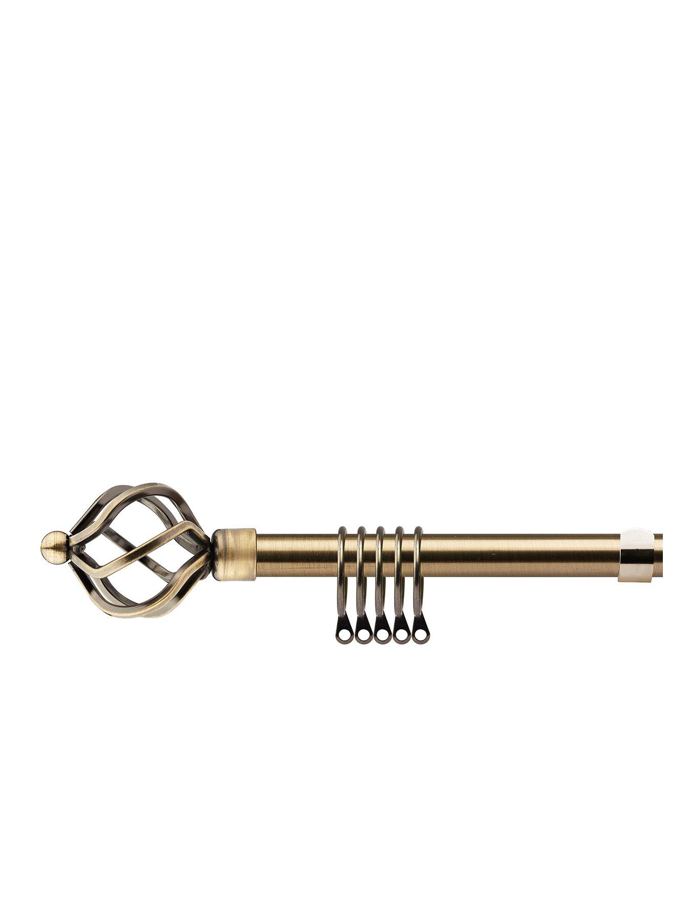 The Very Collection Cage Finial Extendable Curtain Pole