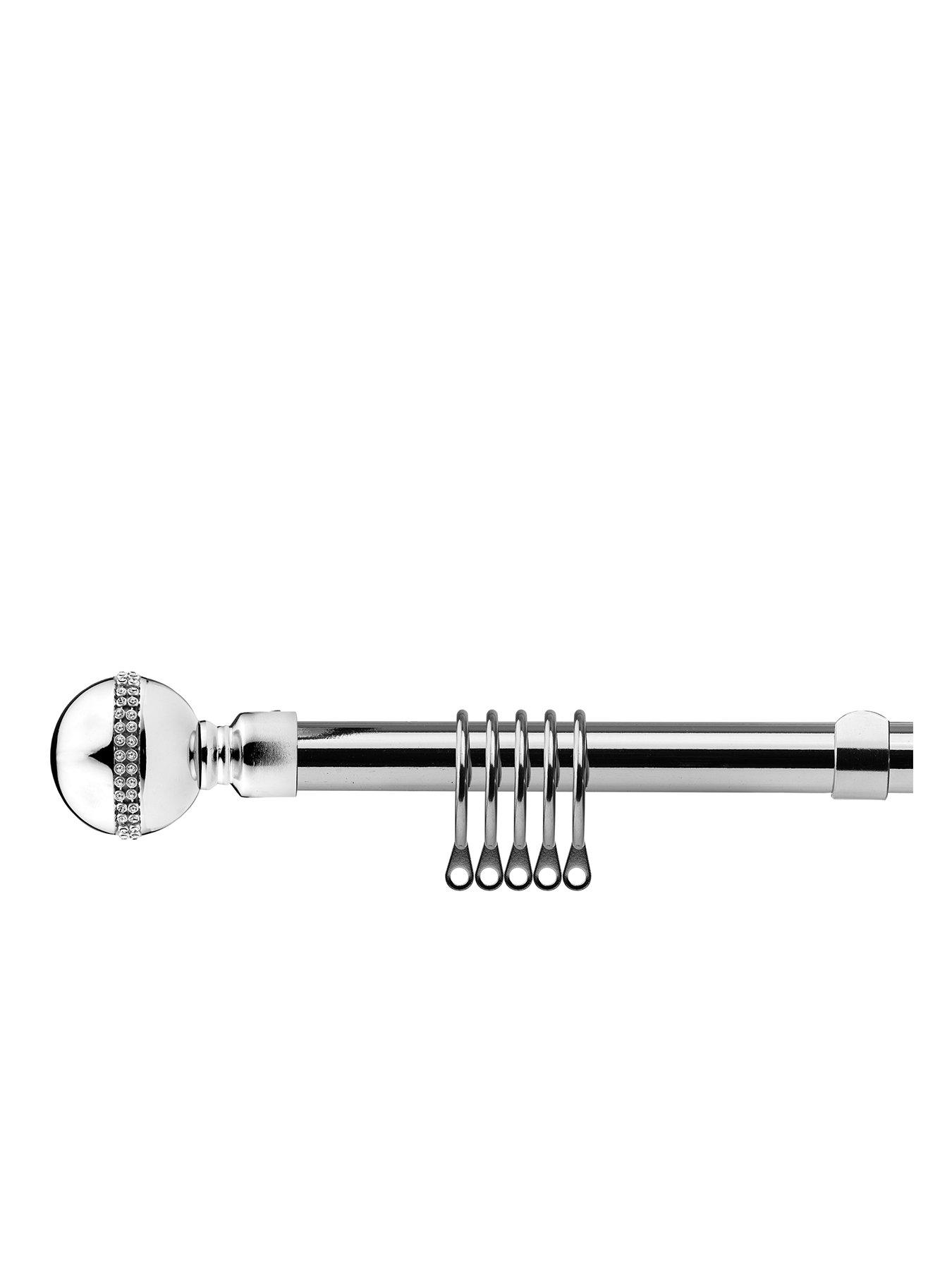 Very Home Extendable No-Drill Over Door Extendable Curtain Pole