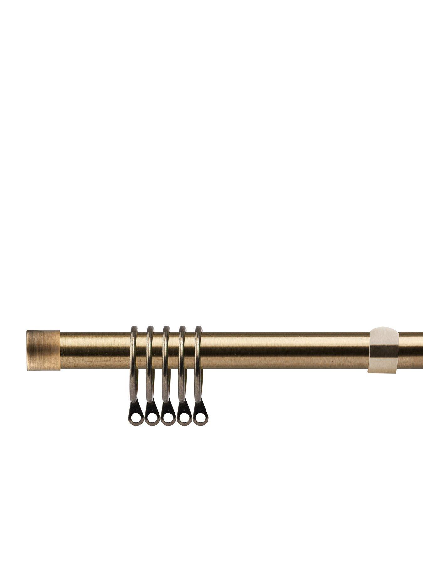 Image 1 of 4 of The Very Collection Stud End Finial Extendable Curtain Pole