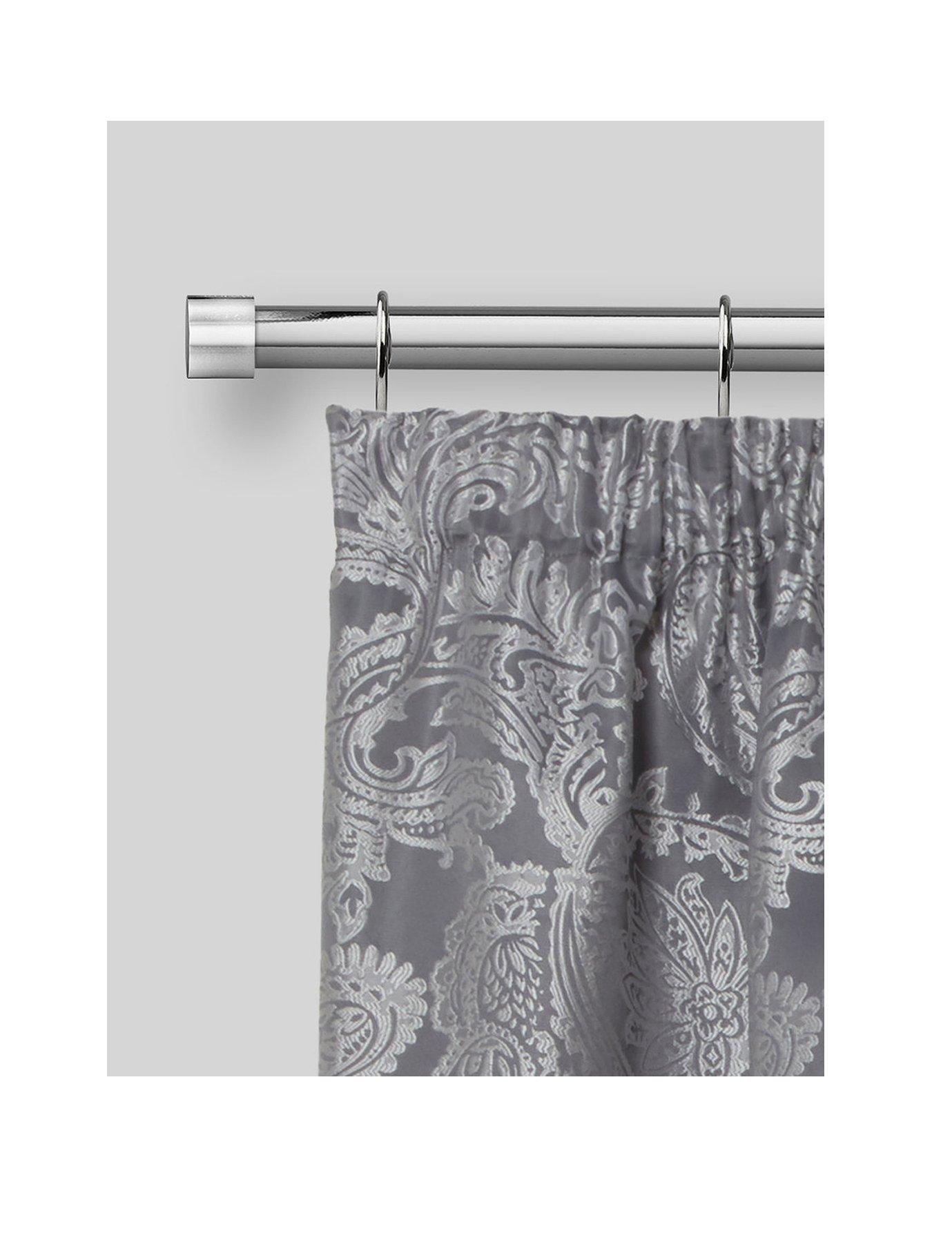 Everyday Stud End Finial Extendable Curtain Pole