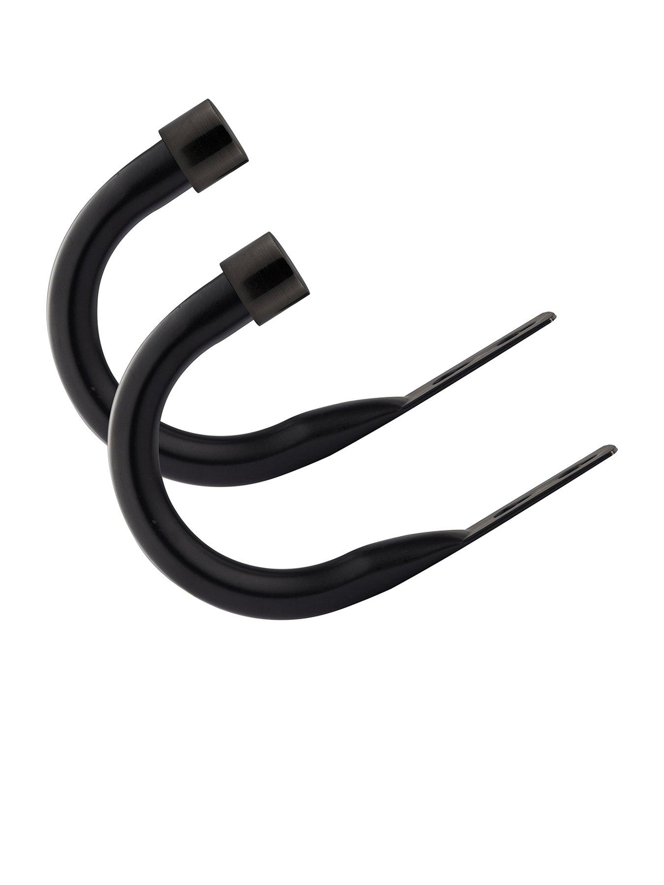 undefined Set of 2 Stud End Finial Curtain Holdbacks