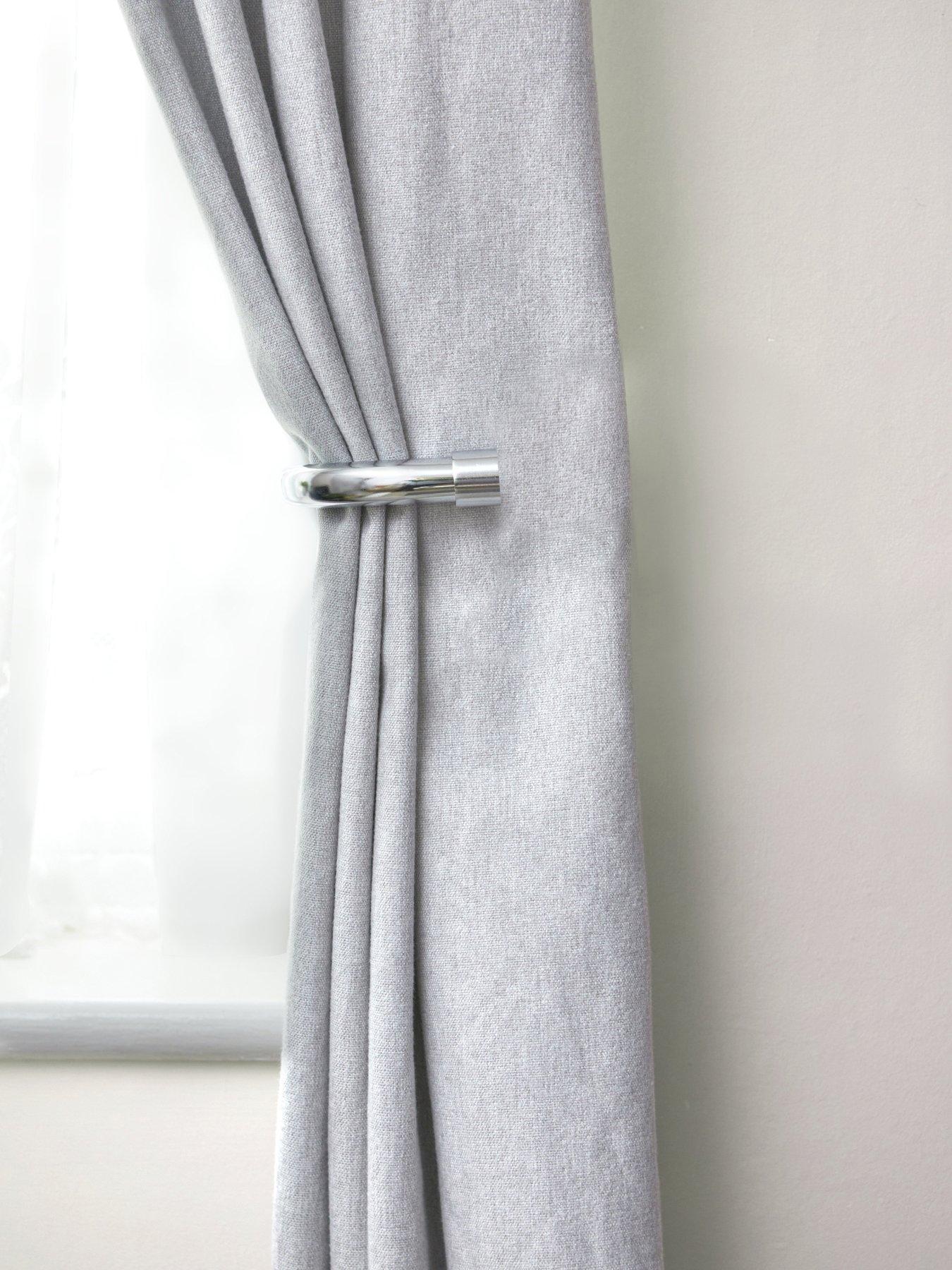 Image 4 of 4 of The Very Collection Set of 2&nbsp;Stud End Finial Curtain Holdbacks
