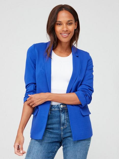 everyday-ultimate-ruched-sleeve-blazer
