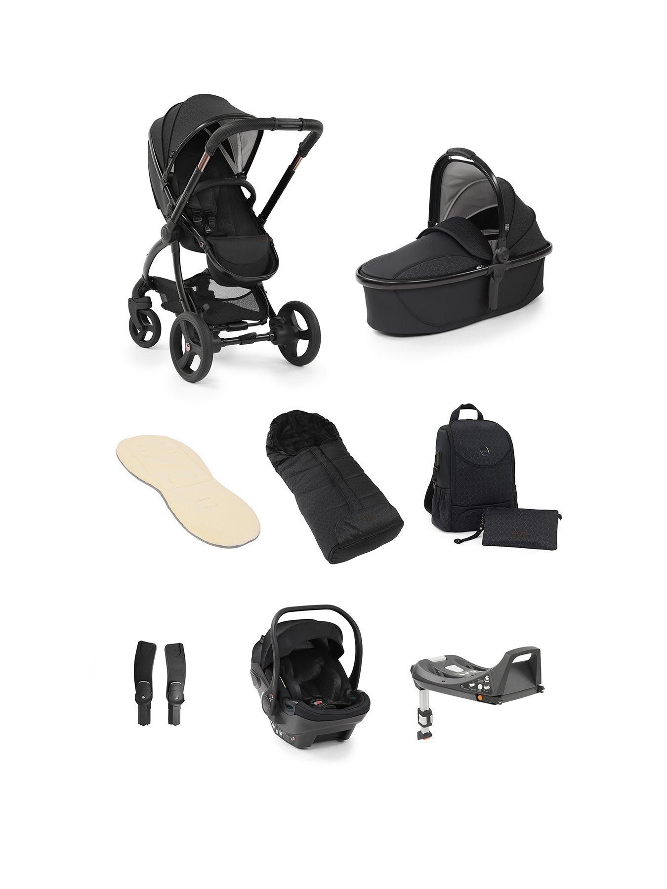 Shadow black egg outlet pram