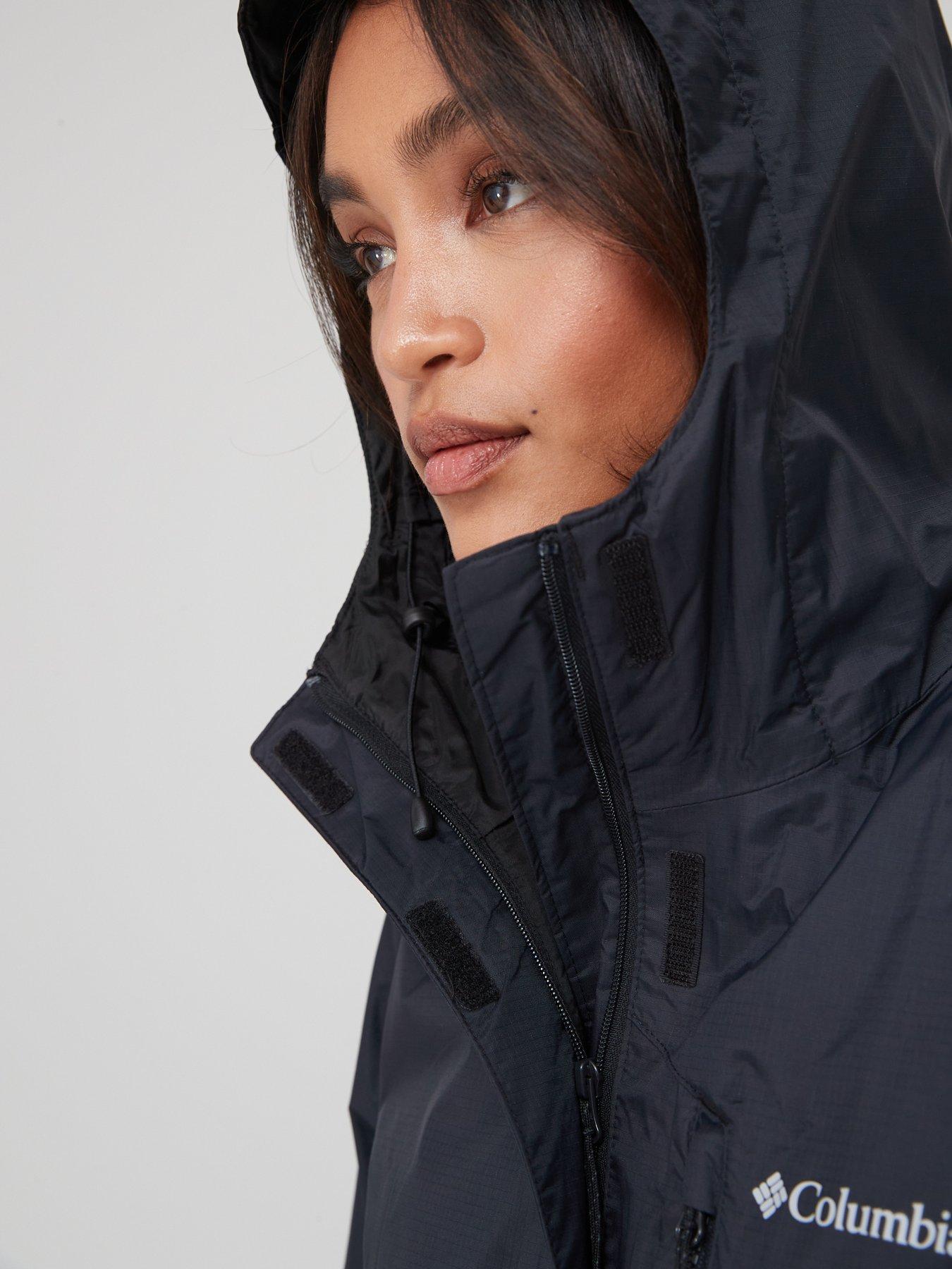  image of columbia-womens-pouring-adventure-iinbspjacket-black