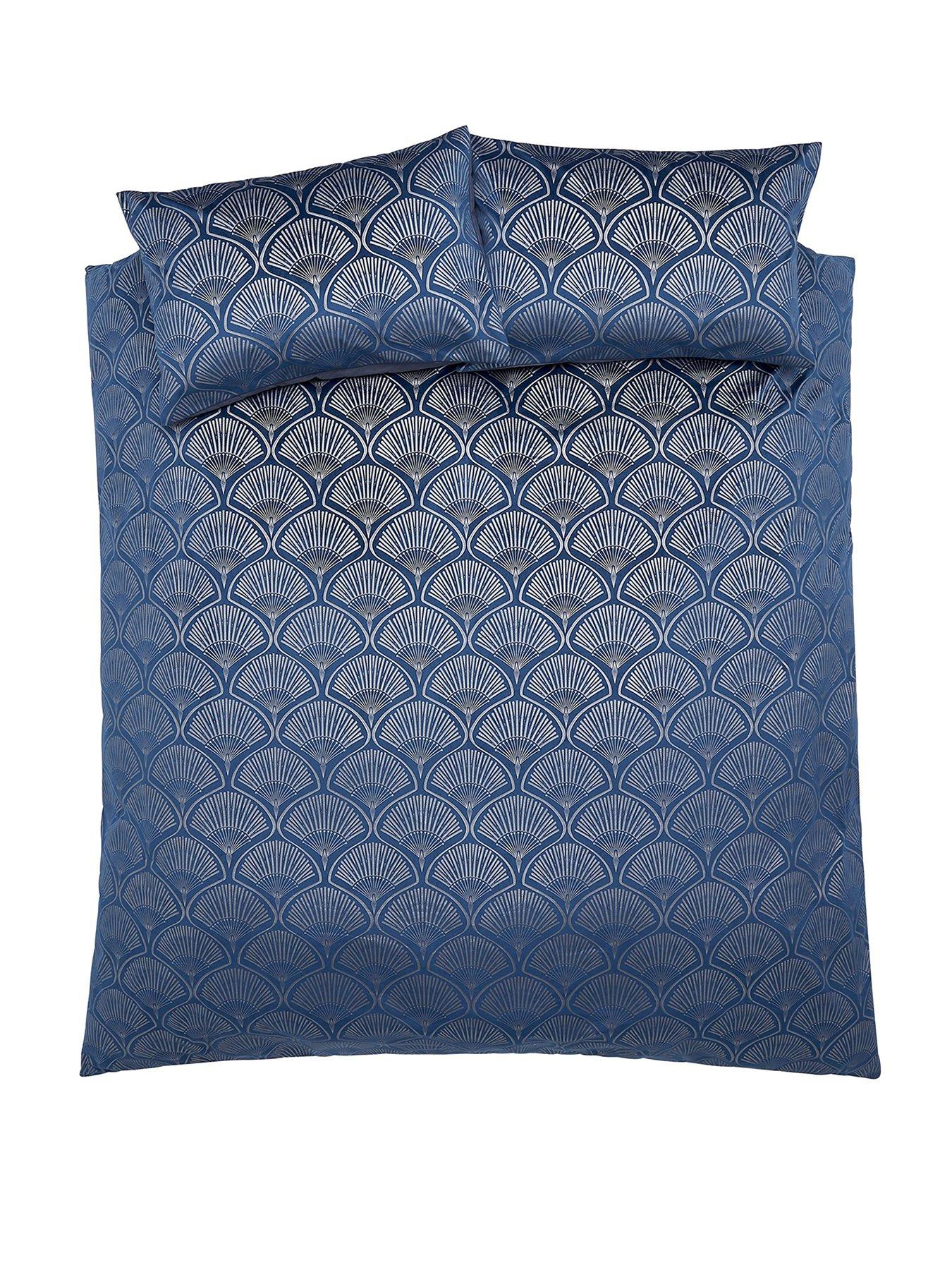 Catherine Lansfield Bedding Art Deco Pearl Double Duvet