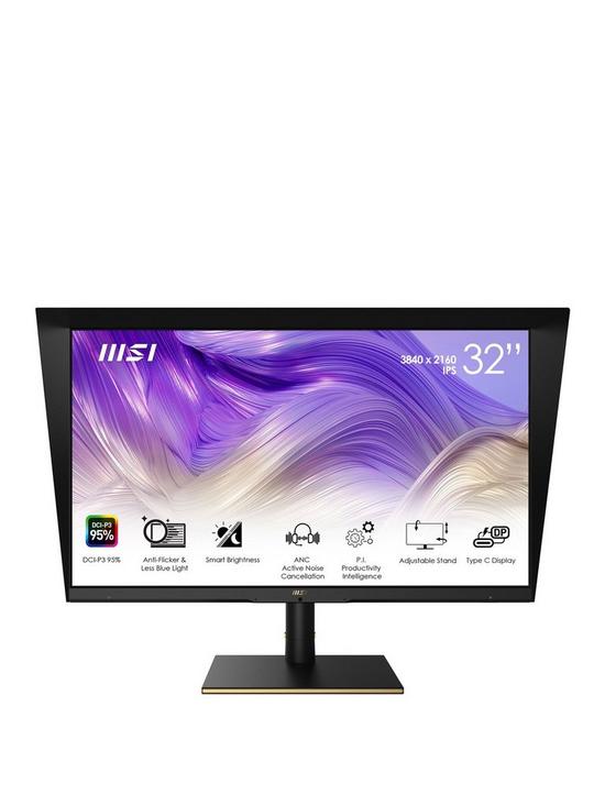 front image of msi-summit-ms321up-32-inch-4k-uhd-60hz-hdr-600-ips-flat-monitor