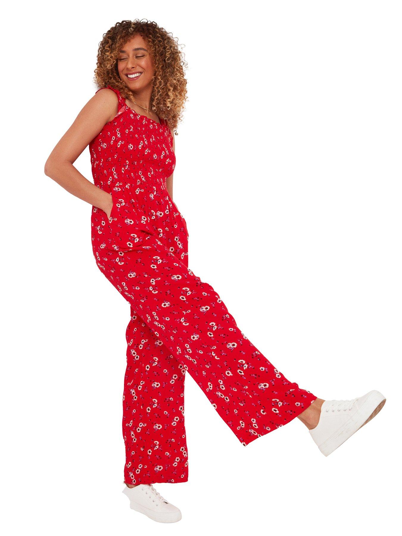 Littlewoods store red jumpsuit