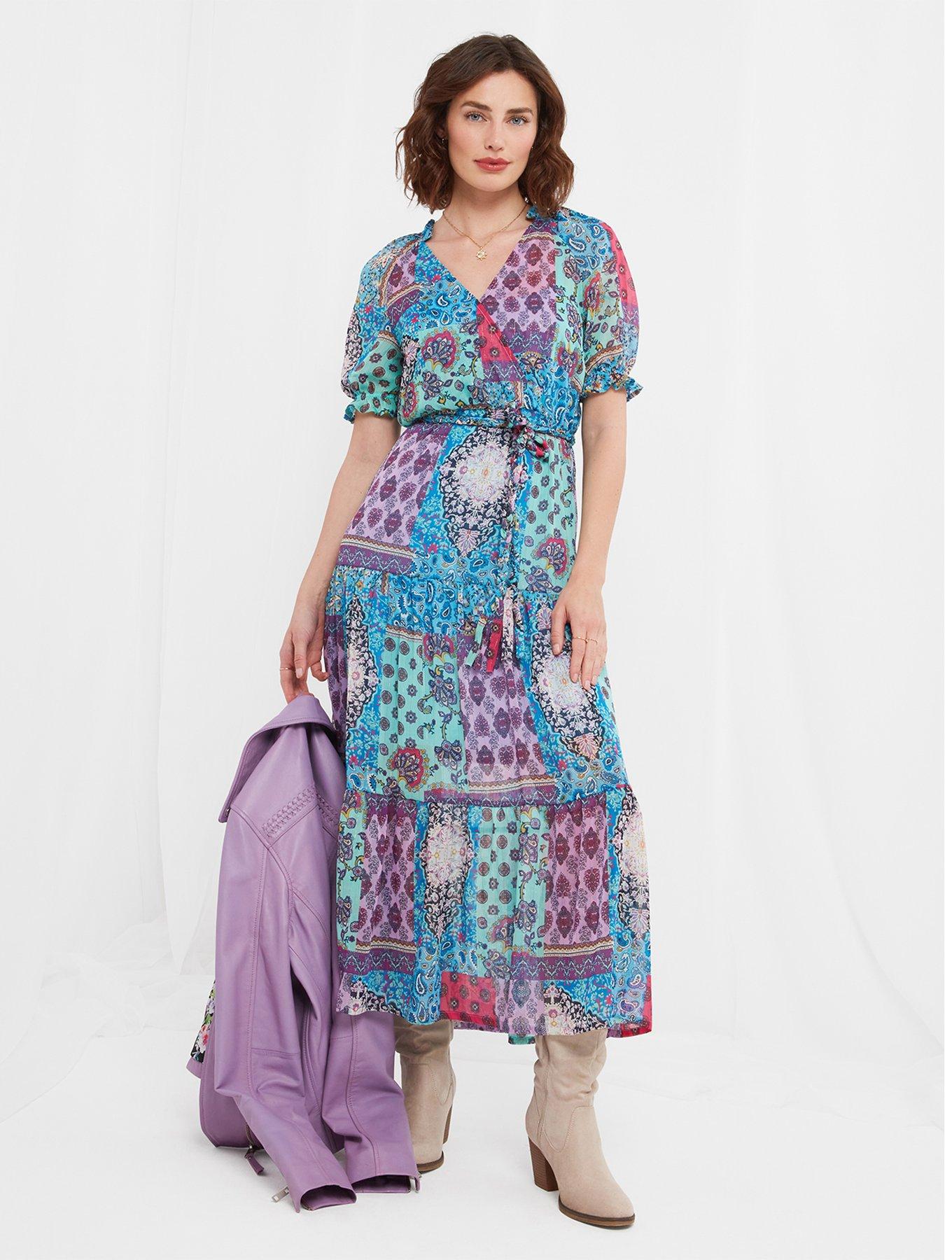 joe browns printed maxi dress