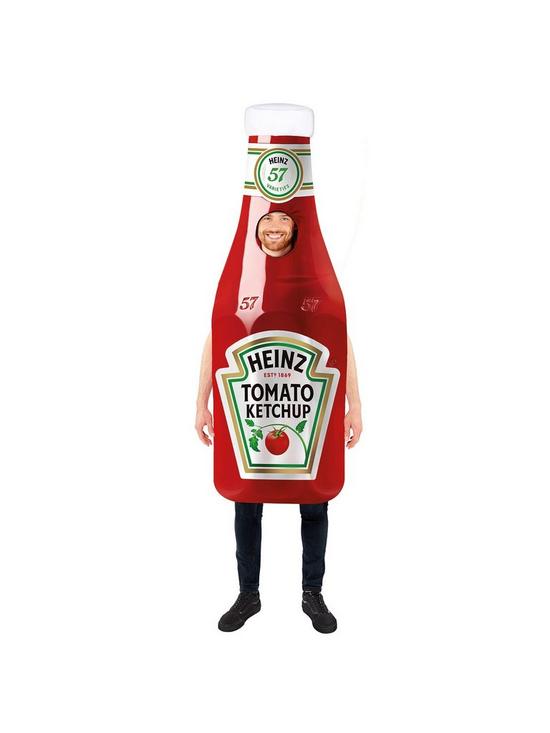 front image of heinz-ketchup-bottle-adult-costume