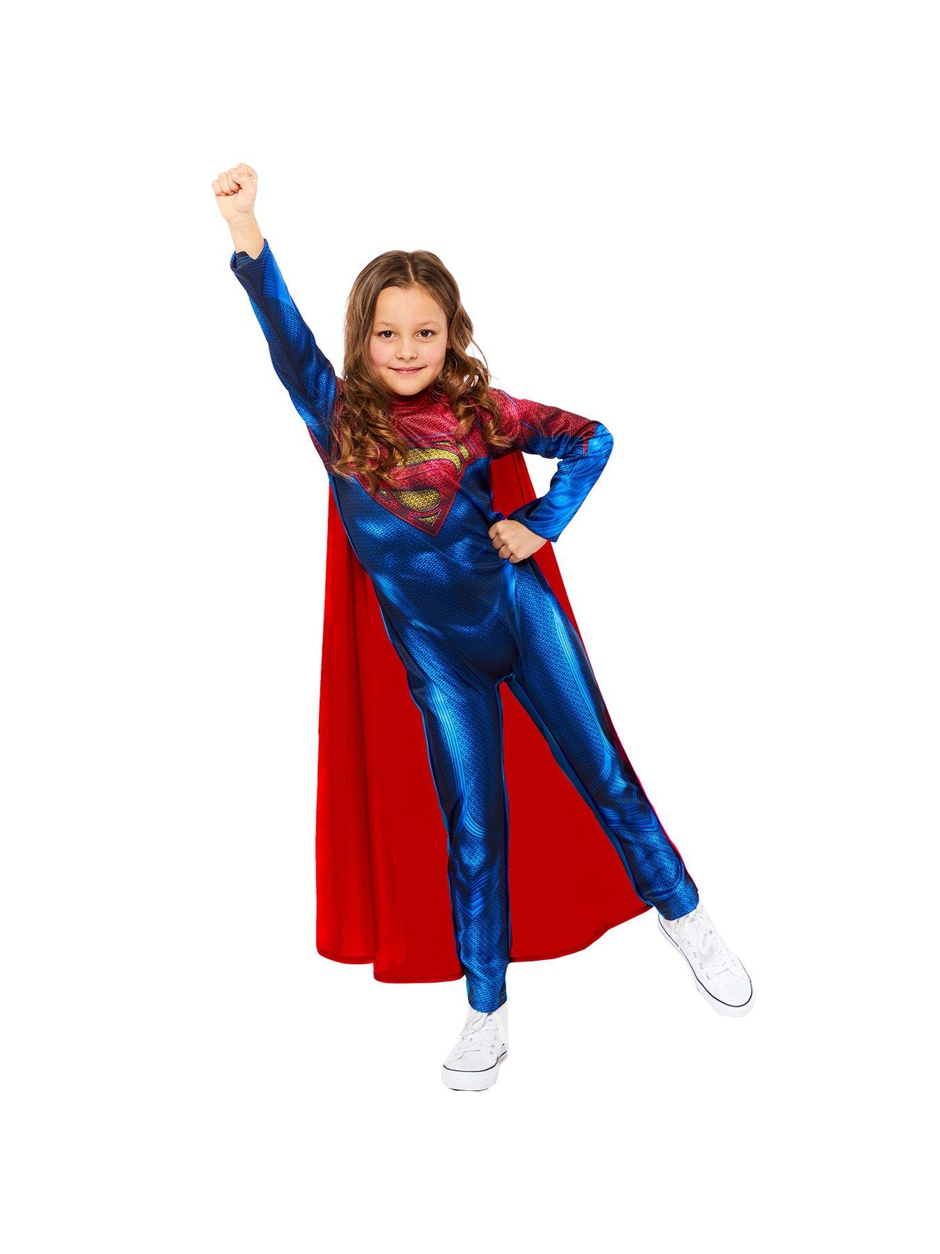 Superman Supergirl Girls Jumpsuit Littlewoods