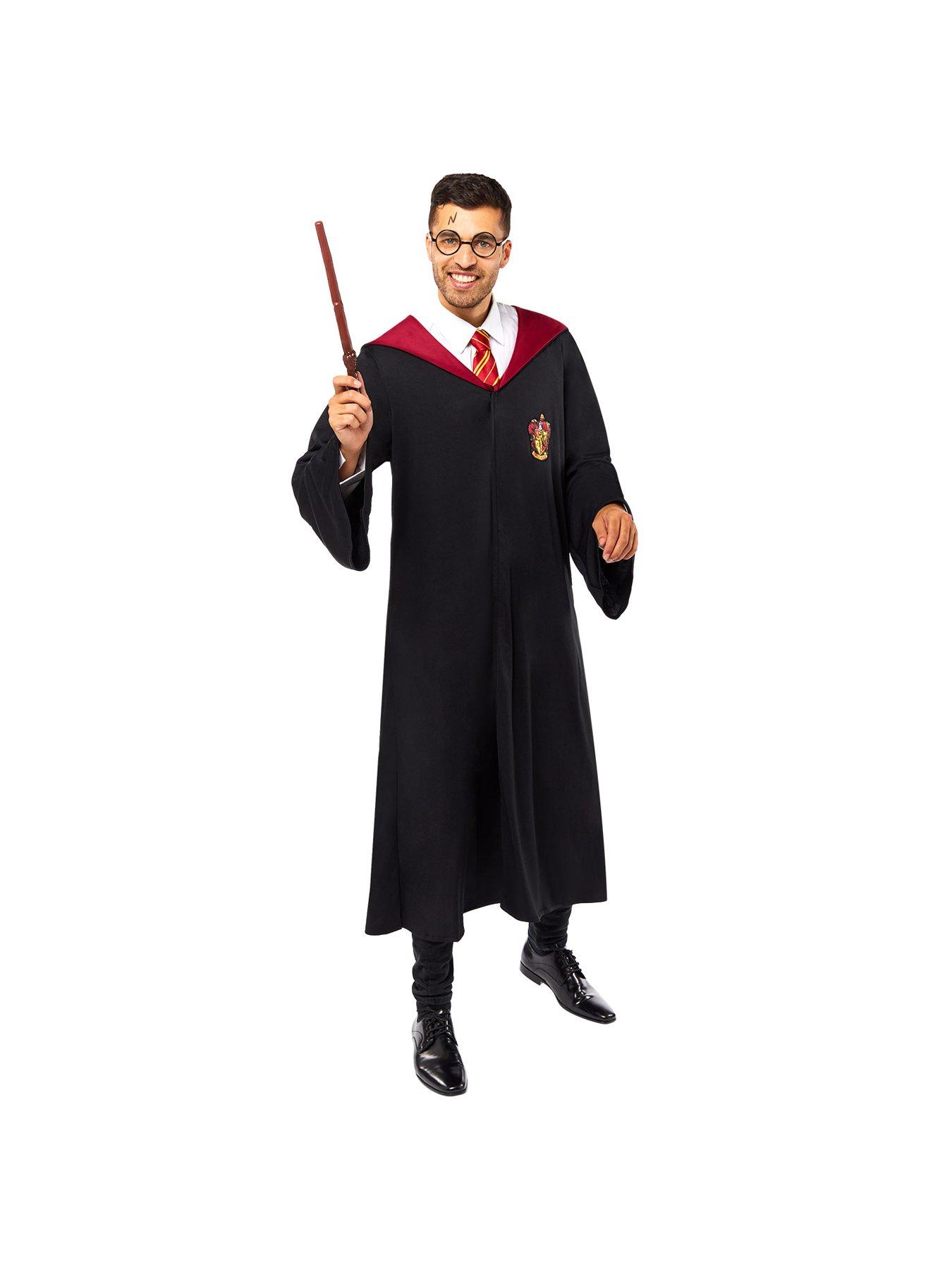 Image 4 of 4 of Harry Potter Adult Harry Potter Gryffindor Robe Fancy Dress Costume