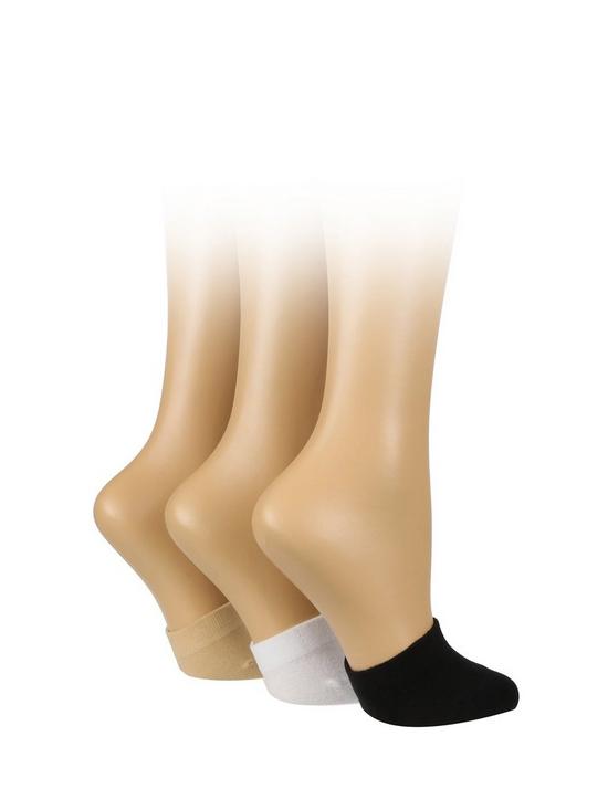 front image of pringle-3-pack-toe-covers-multi