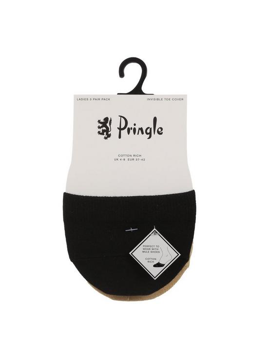 outfit image of pringle-3-pack-toe-covers-multi