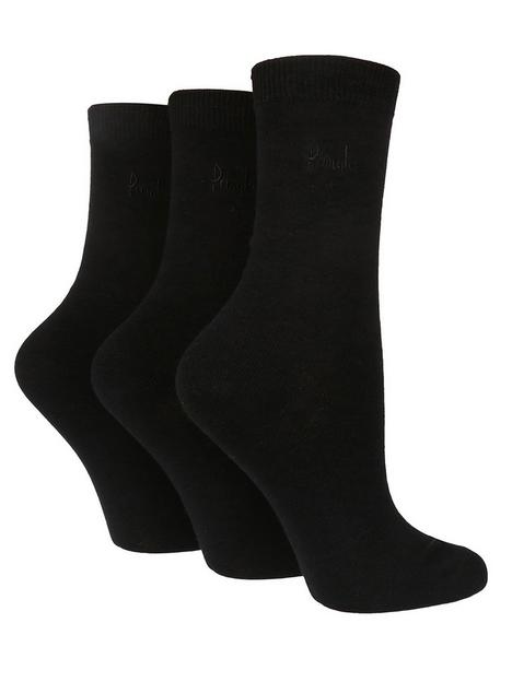 pringle-3pk-gentle-ankle-grip-socks-black