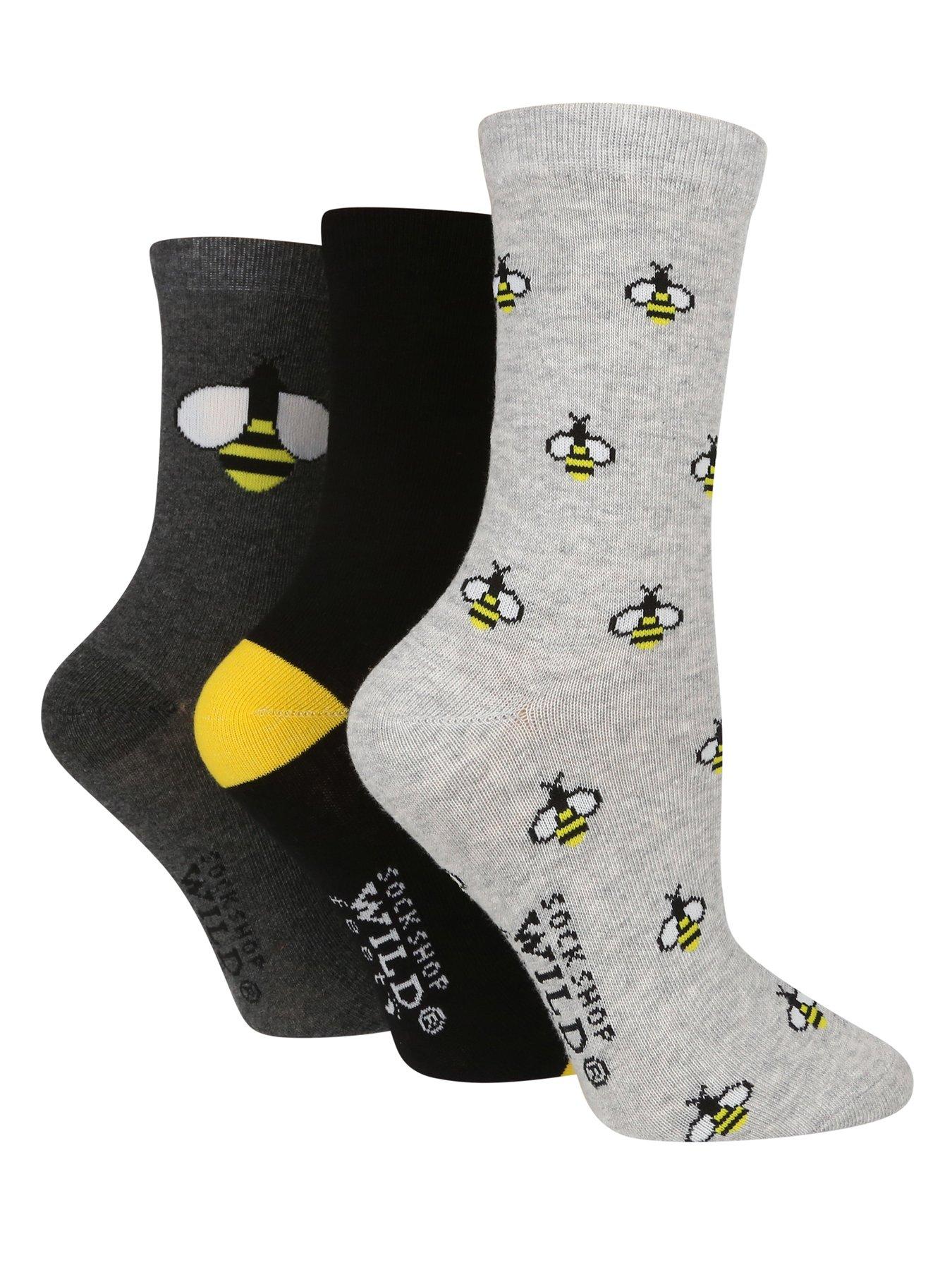 wild-feet-bee-socksnbsp3-packnbsp--multi