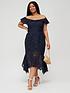  image of city-chic-angel-lacenbspdress-navy