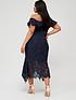  image of city-chic-angel-lacenbspdress-navy