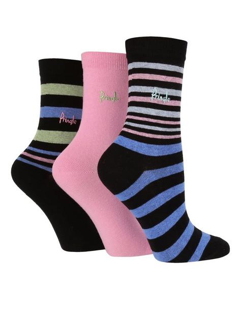 pringle-3-pack-stripe-ankle-socks-multi