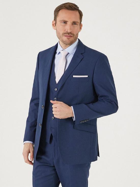front image of skopes-tuscany-tailored-fit-jacket-navy