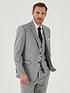 image of skopes-brook-tailored-fit-check-jacket-light-grey