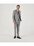  image of skopes-brook-tailored-fit-check-jacket-light-grey