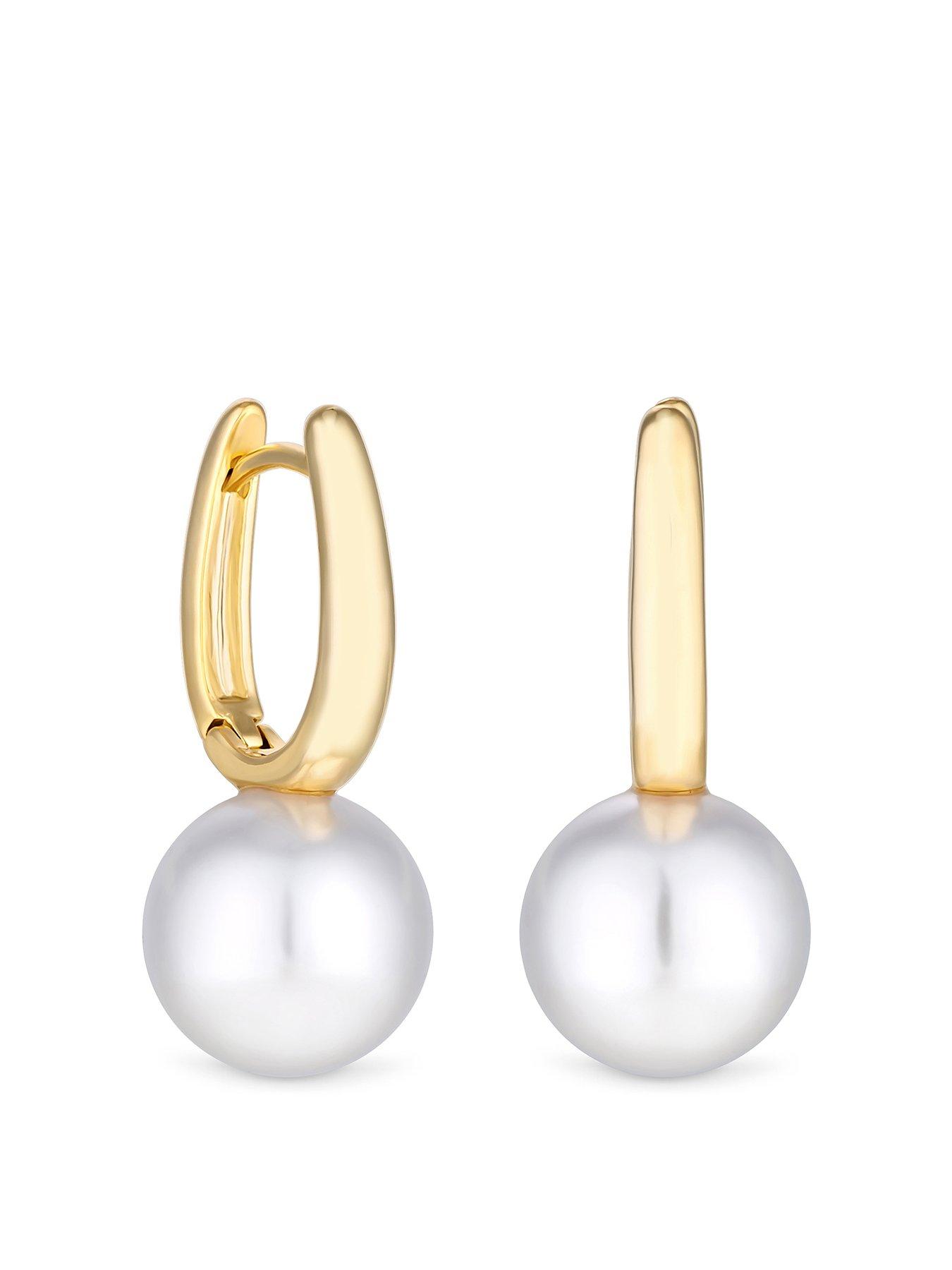 jon-richard-gold-plated-pearl-drop-hoop-earrings