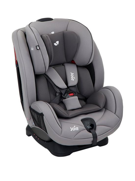 front image of joie-stages-group-012-car-seat-grey-flannel