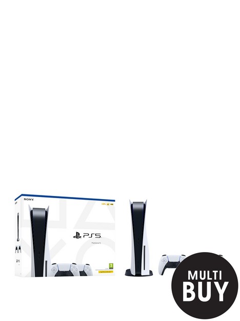 playstation-5-disc-console-and-twonbspdualsense-wireless-controllers