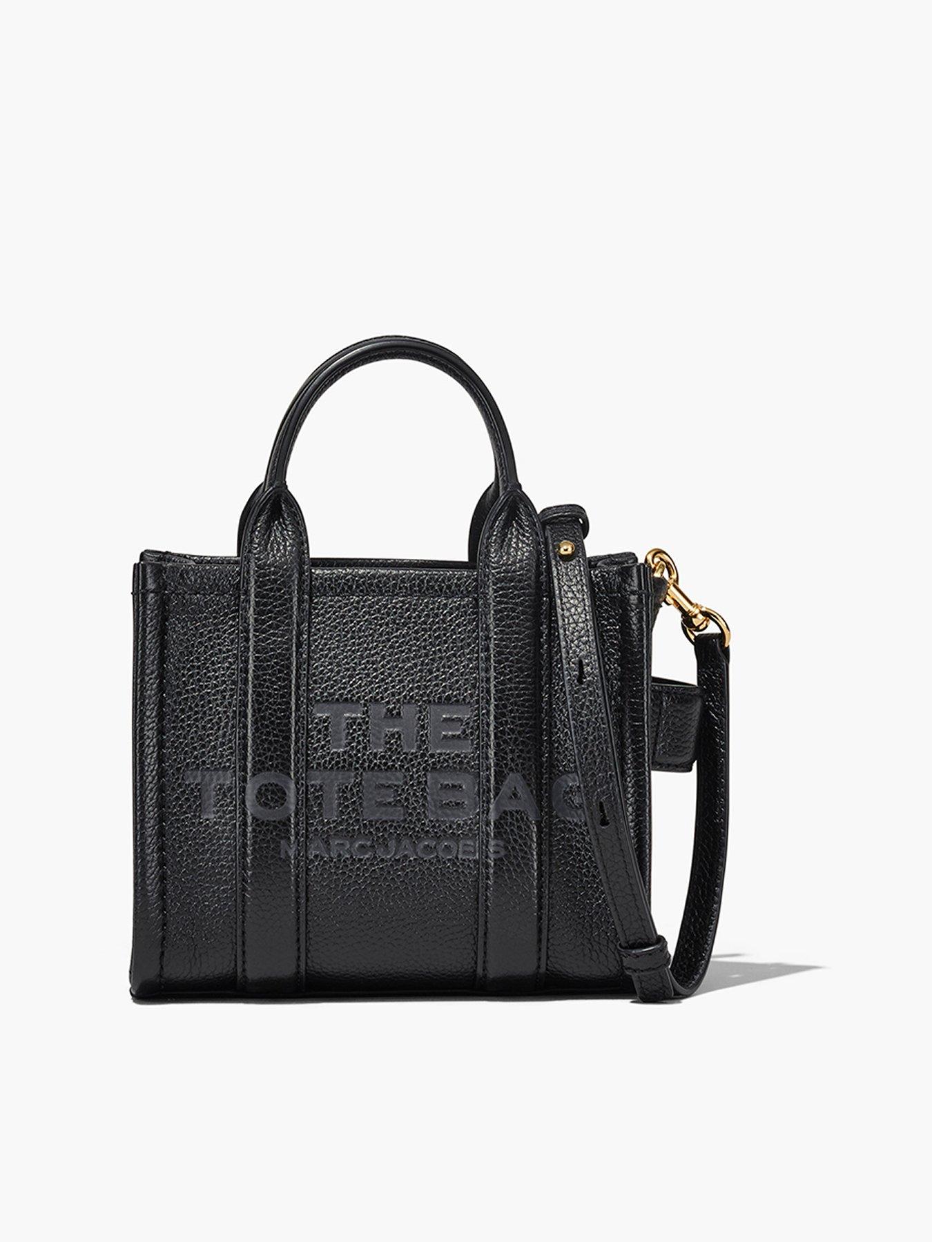 MARC JACOBS The Leather Mini Tote Bag Black Littlewoods