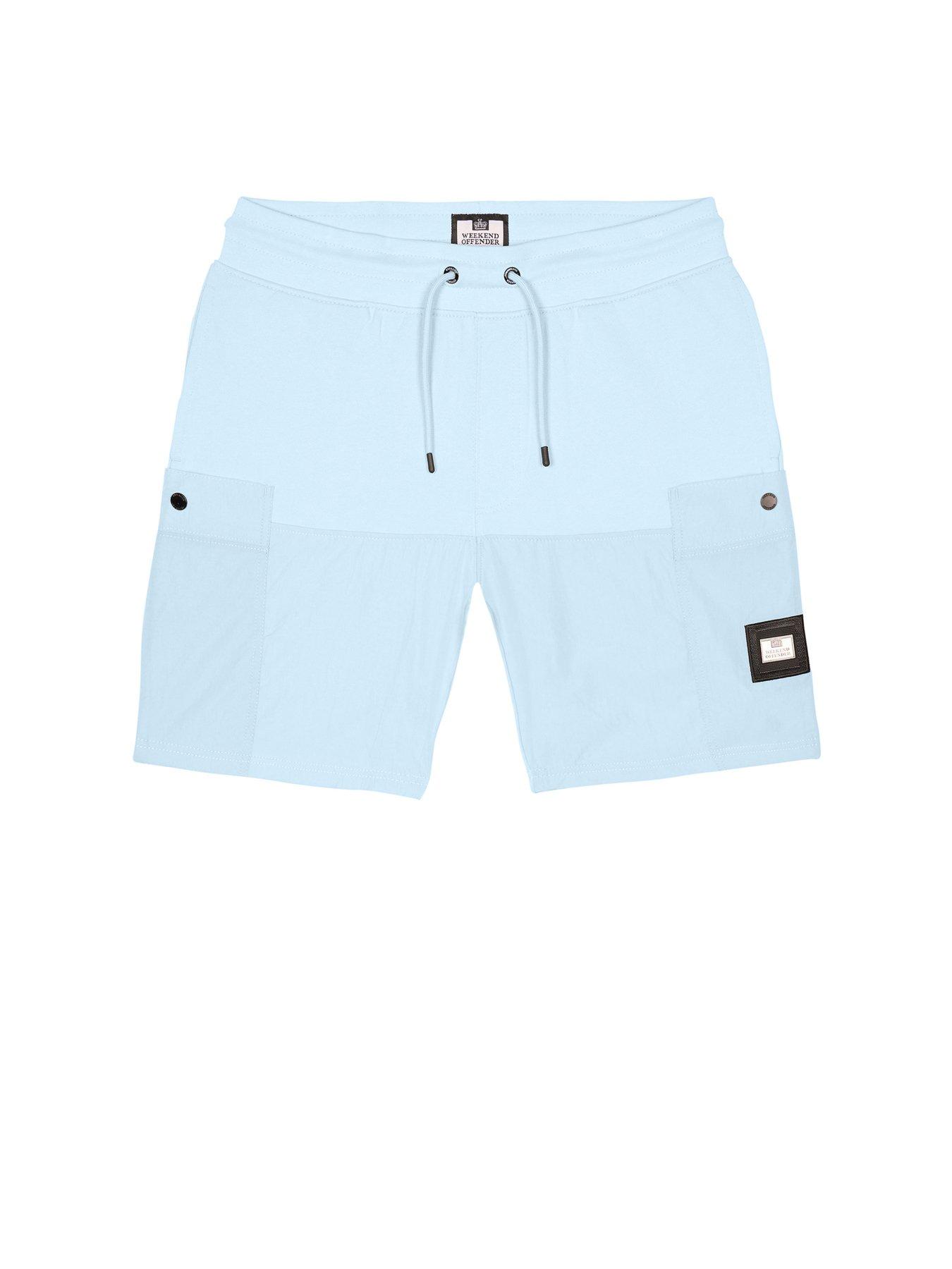  image of weekend-offender-azeez-shorts-light-blue