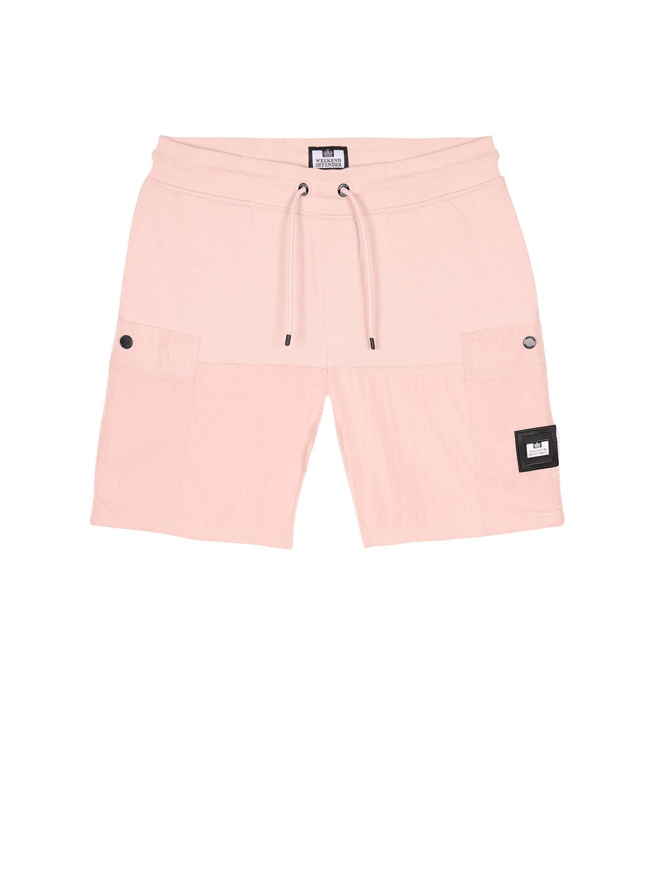  image of weekend-offender-azeez-shorts-light-pink