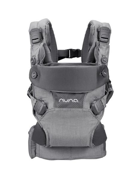 nuna-cudl-baby-carrier-facing-ininfant-booster-35-7-kg-birth-4-months-softened-thunder