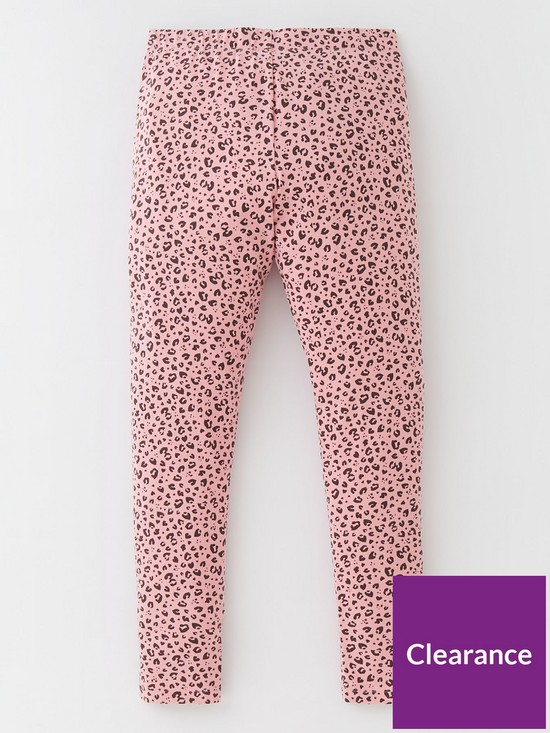 back image of everyday-girls-pink-leopard-legging