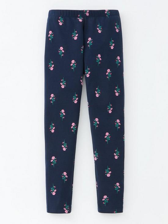front image of everyday-girls-floral-print-legging