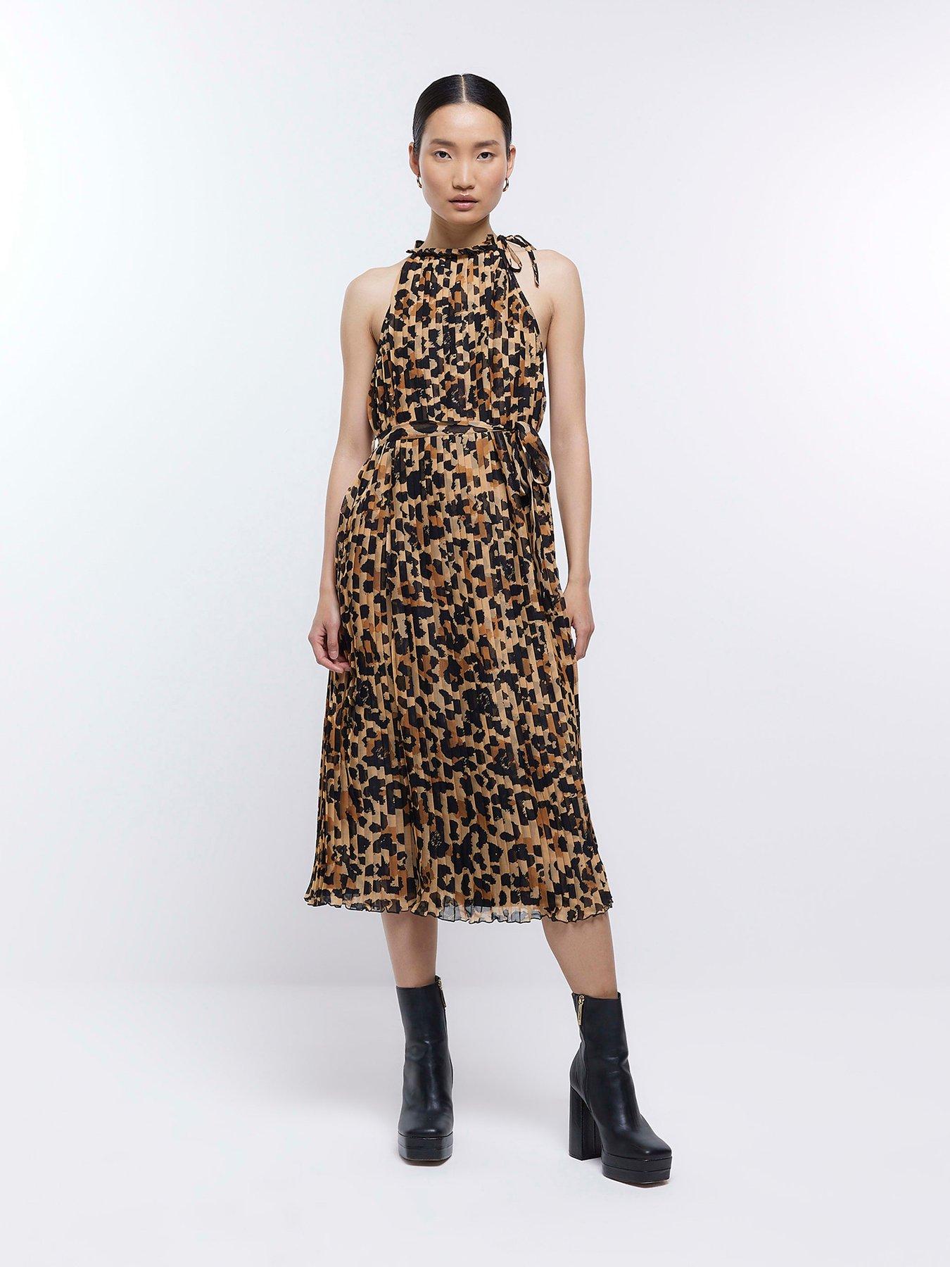 River island store midi dress sale