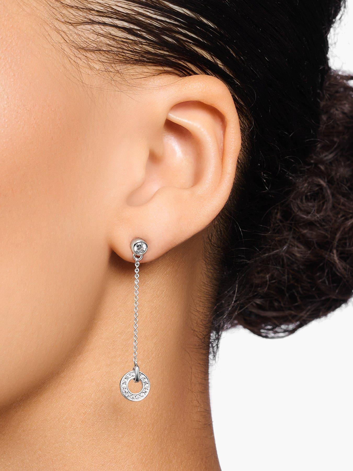  image of thomas-sabo-circle-crystal-drop-earrings