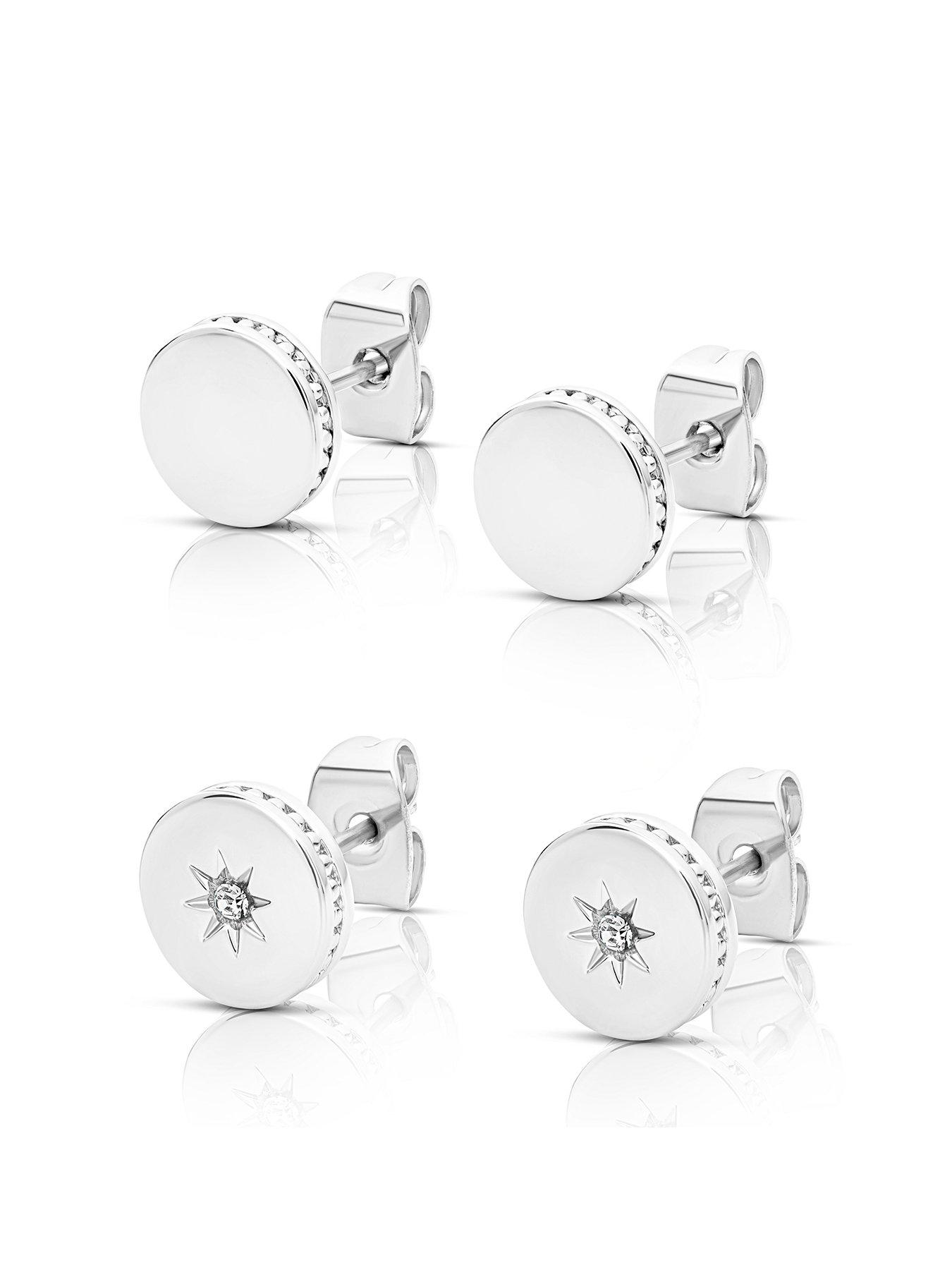 buckley-london-polished-set-of-two-silver-stud-earrings