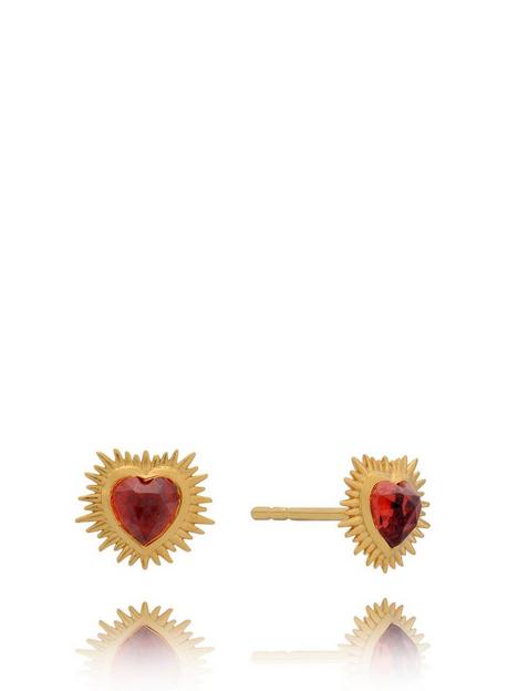 rachel-jackson-electric-love-garnet-heart-stud-earrings