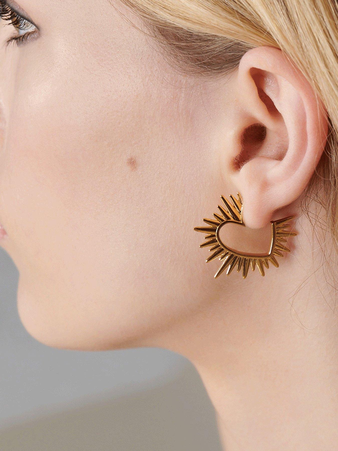  image of rachel-jackson-electric-love-heart-hoop-earrings