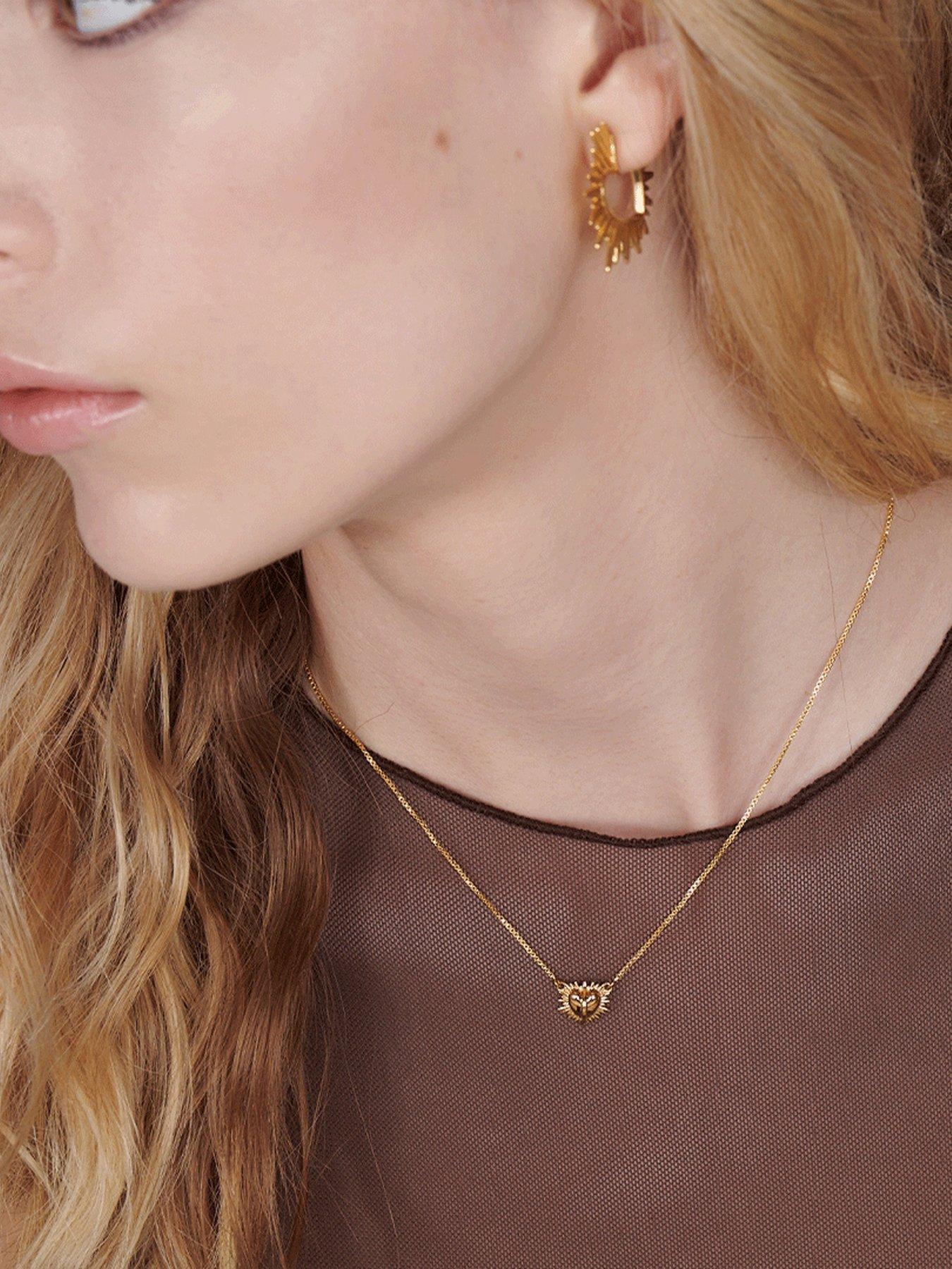  image of rachel-jackson-electric-love-mini-heart-necklace