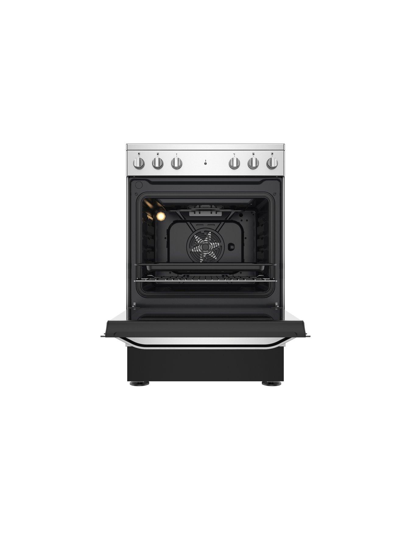 image of hotpoint-hs67v5khx-60cm-single-electric-cooker-with-ceramic-hob-inox