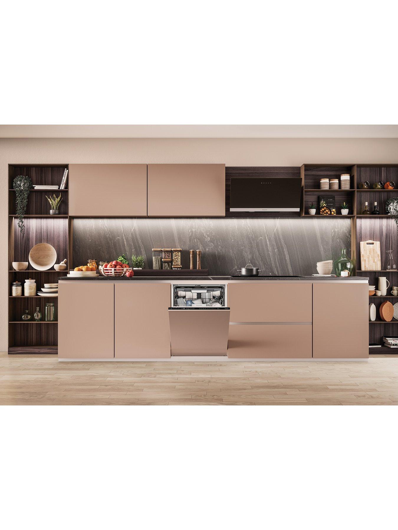 Image 3 of 8 of Hotpoint Hydroforce H8IHT59LS 14-place Built-In Dishwasher - Black