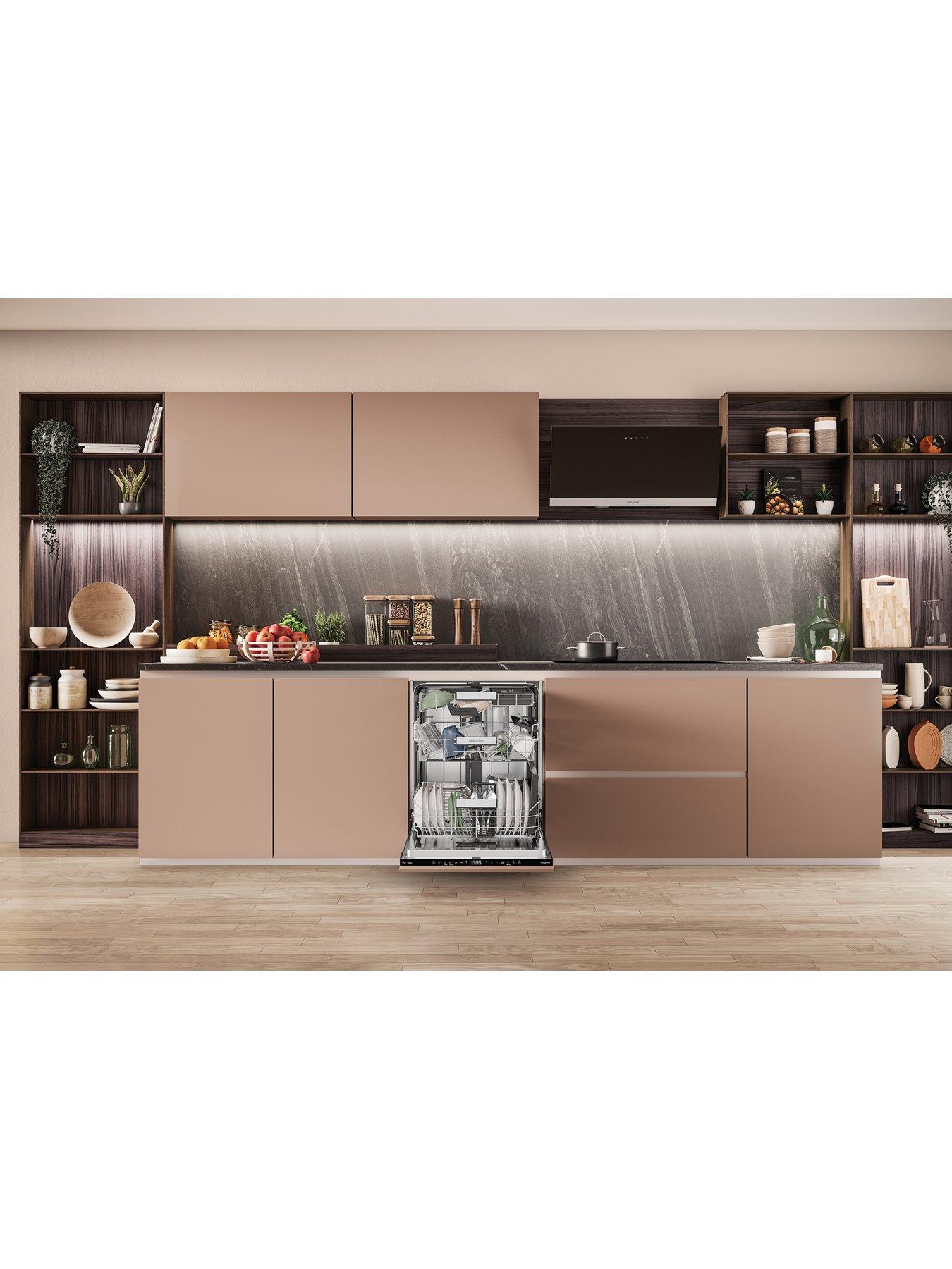 Image 4 of 8 of Hotpoint Hydroforce H8IHT59LS 14-place Built-In Dishwasher - Black