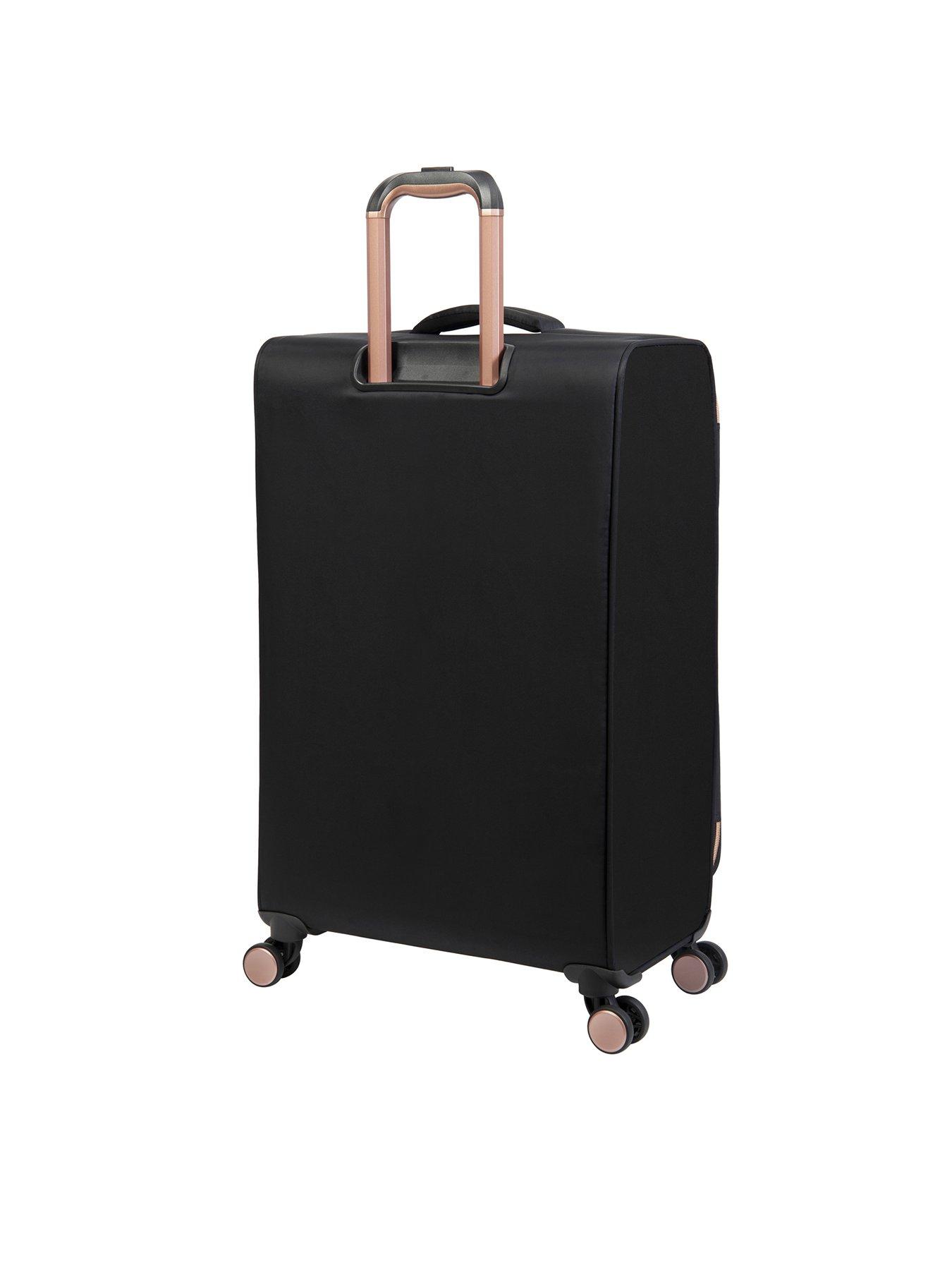 It cabin luggage sales black and rose gold