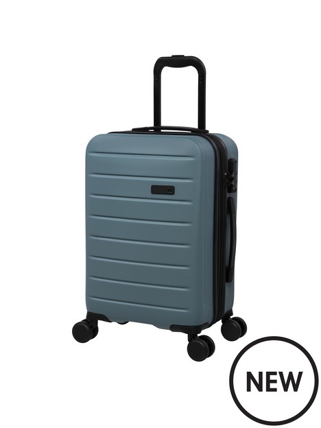 it-luggage-legion-smoke-blue-cabin-hard-8-wheel-suitcase
