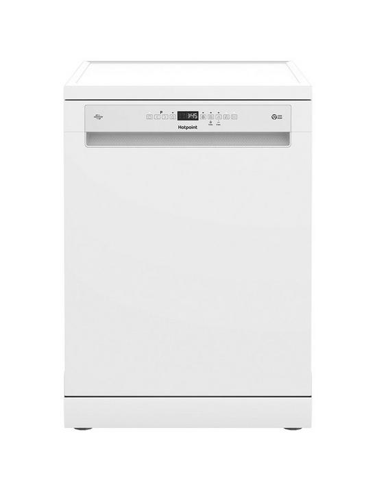 front image of hotpoint-h7fhp33uk-15-place-freestanding-dishwasher-white