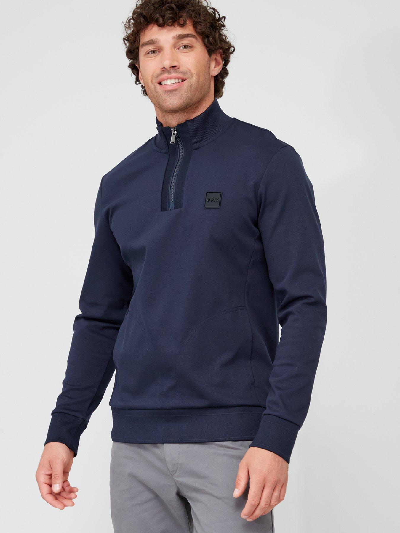 Boss sidney quarter hot sale zip pullover