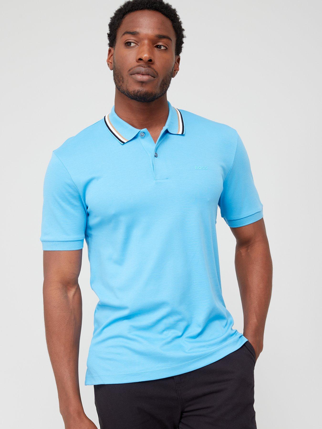 front image of boss-penrose-38-slim-fit-polo-shirt-bluenbsp